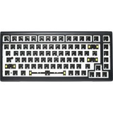 Ducky ProjectD Tinker 75 met QMK/VIA RGB mechanisch toetsenbord Zwart, US lay-out (QWERTY), 75%, Barebone. RGB leds, Hot-swappable, Gasket mount