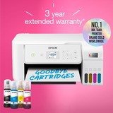 Epson EcoTank ET-2876 A4 multifunctionele Wi-Fi-printer met inkttank all-in-one inkjetprinter Wit, Scannen, Kopiëren, Wi-Fi, inclusief tot 3 jaar inkt