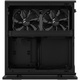 Fractal Design Ridge Black mini tower behuizing Zwart | 2x USB-A | 1x USB-C