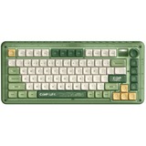 Iqunix ZX75 Camping Wireless Mechanical Keyboard Groen, US lay-out (QWERTY), IQUNIX Moonstone, 75%, RGB leds, Hot-swappable, Double-shot PBT, 2.4GHz | Bluetooth 5.1 | USB-C