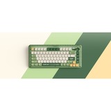 Iqunix ZX75 Camping Wireless Mechanical Keyboard Groen, US lay-out (QWERTY), IQUNIX Moonstone, 75%, RGB leds, Hot-swappable, Double-shot PBT, 2.4GHz | Bluetooth 5.1 | USB-C