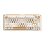 Iqunix ZX75 Sunset Ponder Wireless Mechanical Keyboard Lichtgeel, US lay-out (QWERTY), IQUNIX Little Prince, 75%, RGB leds, Hot-swappable, Double-shot PBT, 2.4GHz | Bluetooth 5.1 | USB-C