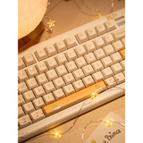 Iqunix ZX75 Sunset Ponder Wireless Mechanical Keyboard Lichtgeel, US lay-out (QWERTY), IQUNIX Little Prince, 75%, RGB leds, Hot-swappable, Double-shot PBT, 2.4GHz | Bluetooth 5.1 | USB-C