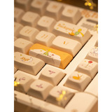 Iqunix ZX75 Sunset Ponder Wireless Mechanical Keyboard Lichtgeel, US lay-out (QWERTY), IQUNIX Little Prince, 75%, RGB leds, Hot-swappable, Double-shot PBT, 2.4GHz | Bluetooth 5.1 | USB-C