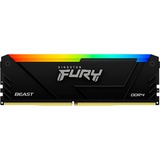 Kingston FURY Beast RGB 16 GB DDR4-3200 (2x 8 GB) werkgeheugen Zwart, KF432C16BB2AK2/16, XMP 2.0