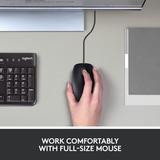Logitech B100 Optical USB Mouse for Business Zwart, 800 dpi