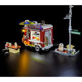 Lumibricks Street Fusion - Chili Dog Trailer Constructiespeelgoed F9046
