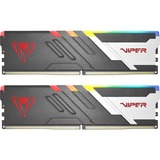 Patriot Viper Venom RGB 32 GB DDR5-6000 (2x 16 GB) werkgeheugen Zwart, PVVR532G600C30K, XMP 3.0, EXPO