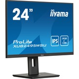 iiyama ProLite XUB2495WSU-B7 24.1" monitor Zwart, 75Hz, USB, HDMI, Audio