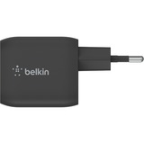 Belkin BoostCharge Pro 2-poorts USB-C GaN-wandlader met PPS (45 W) Zwart