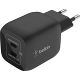 Belkin BoostCharge Pro 2-poorts USB-C GaN-wandlader met PPS (45 W) Zwart
