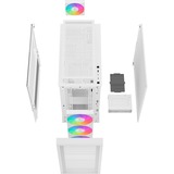 DeepCool CH560 midi tower behuizing Wit | 1x USB-A | 1x USB-C | RGB | Window