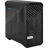 Fractal Design Torrent Compact Black TG Dark midi tower behuizing Zwart | 2x USB-A | 1x USB-C | Tempered Glass