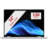 HP OmniBook X FlipNGAI 16-as0020nd 16"  Copilot+ 2-in-1 laptop Zilver | Core Ultra 7 258V | Intel Arc 140V | 32 GB | 1 TB SSD | Touch