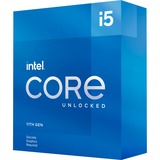 Intel® Core i5-11600KF, 3,9 GHz (4,9 GHz Turbo Boost) socket 1200 processor "Rocket Lake", unlocked