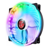 RAIJINTEK ANEMI 20 RBW RGB case fan Zwart, 200 x 200 x 30 mm, PWM