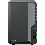 Synology DiskStation DS224+ nas Zwart, 2x LAN, 2x USB-A 3.2 (5 Gbit/s)