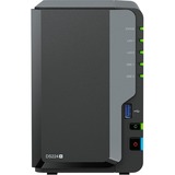 Synology DiskStation DS224+ nas Zwart, 2x LAN, USB 3.2 Gen 1