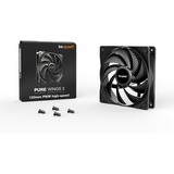 be quiet! Pure Wings 3 120mm PWM high-speed case fan Zwart, 4-pin PWM fan-connector