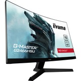 iiyama G-Master G2466HSU-B1 24" Curved Gaming Monitor Zwart, 2x HDMI, DisplayPort, 2x USB-A 2.0, 165 Hz
