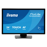 iiyama ProLite T2452MSC-B2 24" touchscreen monitor Zwart, HDMI, DisplayPort, USB, Audio, Touch, 120Hz 