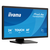 iiyama ProLite T2452MSC-B2 24" touchscreen monitor Zwart, HDMI, DisplayPort, USB, Audio, Touch, 120Hz 