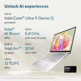 ASUS Zenbook 14 OLED UX3405CA-QD012W 14"  laptop Blauw | Core Ultra 7 255H | Arc 140T | 32 GB | 1 TB SSD