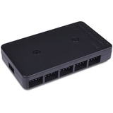 Alphacool Core 10x 4-Pin PWM Splitter with SATA power connector fancontroller Zwart