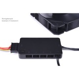 Alphacool Core 10x 4-Pin PWM Splitter with SATA power connector fancontroller Zwart
