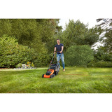 BLACK+DECKER BEMWP400 grasmaaier Oranje/zwart, 40cm, 1800W