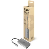 Club 3D USB 3.2 Gen1 type-C naar DVI-D HDCP off version adapter Grijs/zwart