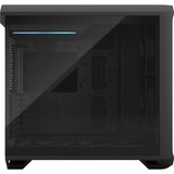 Fractal Design Torrent Black TG Light Tint midi tower behuizing Zwart | 2x USB-A | 1x USB-C | Tempered Glass