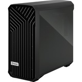 Fractal Design Torrent Black TG Light Tint midi tower behuizing Zwart | 2x USB-A | 1x USB-C | Tempered Glass