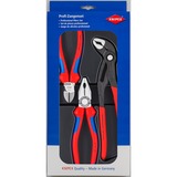 KNIPEX Tangen-set 00 20 09 V01 tangenset Blauw/zwart, 3-Delig