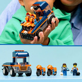 LEGO City - Transportwagen voor motoren Constructiespeelgoed 60491