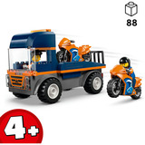LEGO LEGOCity Motorcycle Transporter Constructiespeelgoed 