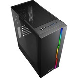 Sharkoon RGB Slider midi tower behuizing Zwart | 3x USB-A | RGB | Tempered Glass