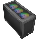 Sharkoon Rebel C20 ITX RGB mini tower behuizing Zwart | 2x USB-A | 1x USB-C | RGB