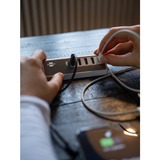 Brennenstuhl Estilo meervoudige USB-lader Wit/roestvrij staal