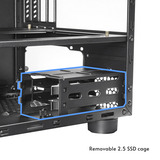 Chieftec CI-03B-OP cube behuizing Zwart | 2x USB-A | 1x USB-C