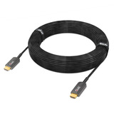 Club 3D Gecertificeerde actieve optische Ultra High Speed HDMI 2.1 kabel Zwart, 20 meter, 8K