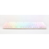 Ducky One 3 Aura White RGB mechanisch toetsenbord Wit, US lay-out (QWERTY), Cherry MX Speed Silver, 100%, ABS Double Shot, hot swap