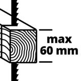 EINHELL TC-JS 60/1 decoupeerzaag Rood/zwart