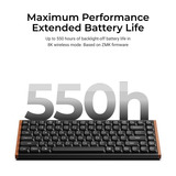Keychron K3 Ultra 8K Wireless Custom Mechanical Keyboard Zwart, US lay-out (QWERTY), Keychron Milk POM Banana, 75%, RGB leds, LSA Double-shot PBT, USB-C | 2.4 GHz | Bluetooth 5.2