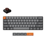 Keychron K9 Max-H3 RGB mechanisch toetsenbord Zwart, US lay-out (QWERTY), Keychron Milk POM Brown, 60%, RGB leds, Double-shot PBT, hot swap, USB-C | 2.4 GHz | Bluetooth 5.1