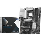 MSI PRO B860-P socket 1851 moederbord zilver, RAID, 5Gb-LAN, Sound, ATX