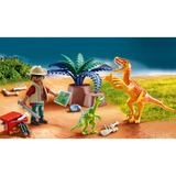PLAYMOBIL Dinos - Onderzoeker en Dino Koffer Constructiespeelgoed 70108