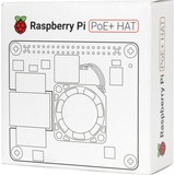 Raspberry Pi Foundation PoE HAT voor Raspberry Pi 4 Model B of Raspberry Pi 3 Model B+ voedingseenheid 