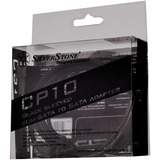 SilverStone Slim SATA 2-in-1 Datakabel + Stroomadapter Zwart, CP10