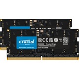 Crucial 64 GB DDR5-4800 (2x 32 GB) laptopgeheugen Zwart, CT2K16G48C40S5, SO-DIMM